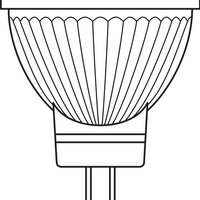 Spectrum LED Spot Reflektor GU4 MR11 4.2W 4000K 345 Lumen 36D Kaltweiß ersetzt 35W