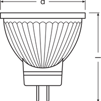 Spectrum LED Spot Reflektor GU4 MR11 4.2W 4000K 345 Lumen 36D Kaltweiß ersetzt 35W