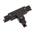 Spectrum LED SPS 2 Connector T Right Black, 230V, IP20, Aluminum Housing for Ceiling Track Lighting