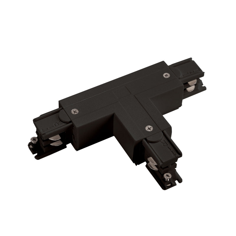 Spectrum LED SPS 2 Verbinder T2 Rechts Schwarz, 230V, IP20 Aluminium Stromschienen-Zubehör