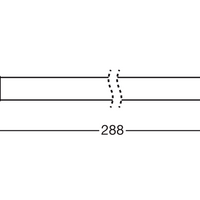 Spectrum LED Röhre T5 Hohe Effizienz 4W 4000K 400 Lumen 29cm Kaltweiß ersetzt 8W