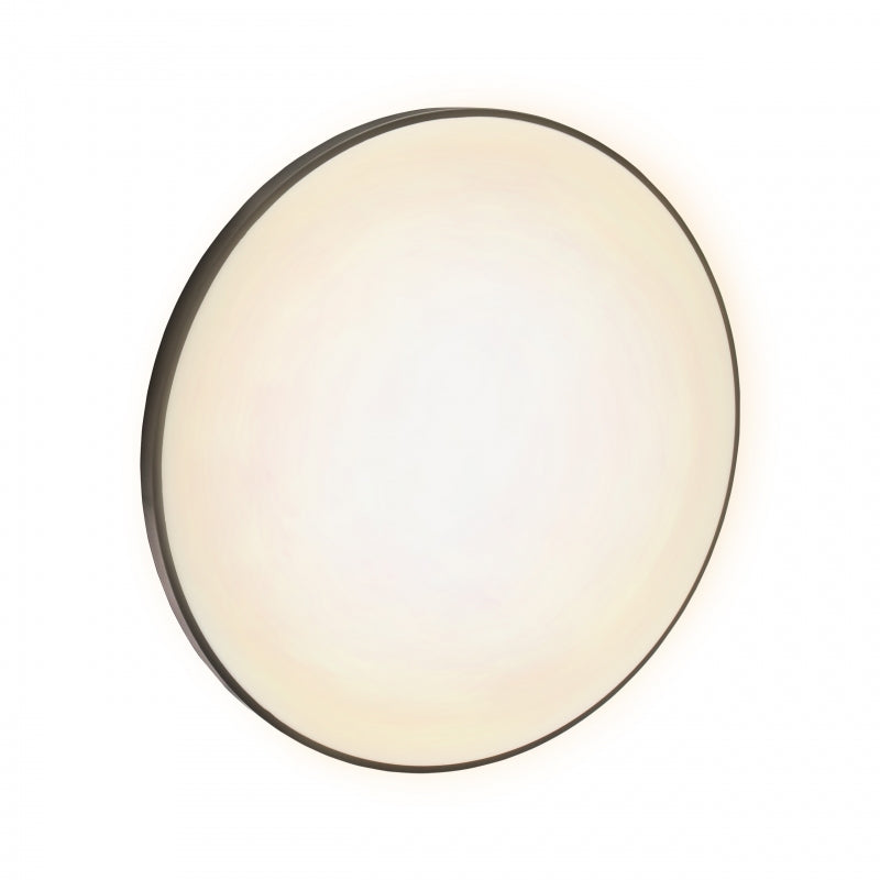 Spectrum NYMPHEA LED Anbauleuchte 40W 3000K 5300 Lumen IP54 230V Weiß Schwarz rund 115° CRI>80