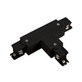 Spectrum SPS 2 Connector T Left Black, Aluminum Track Lighting Accessory, IP20, 230V, Ceiling or Suspended Mount