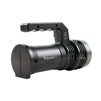 Technik Handstrahler C20 XPE+COB LED 300 Lumen wiederaufladbar 18650 Batterie USB IPX2 Weiß