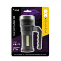 Technik Handstrahler C20 XPE+COB LED 300 Lumen wiederaufladbar 18650 Batterie USB IPX2 Weiß