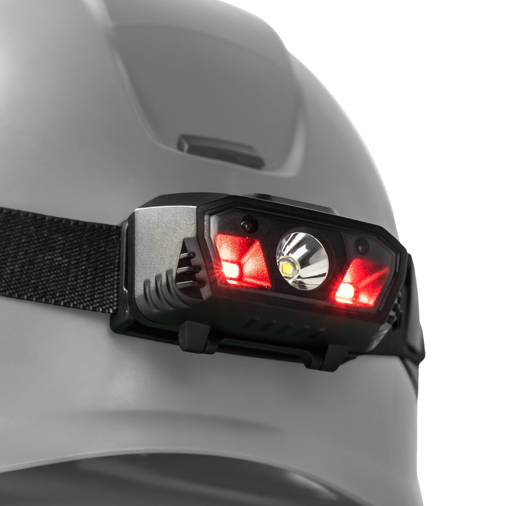 Technik Stirnlampe H15 wiederaufladbare LED 300 Lumen IP44 mit USB Typ-C und Bewegungssensor