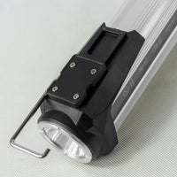Technik LED Taschenlampe W50 COB+XPG 1000 Lumen Weiß IP55 mit USB Typ-C wiederaufladbarem Akku und Powerbank