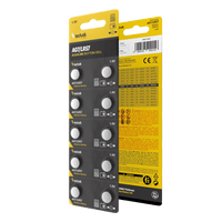 Technik Platinum Alkaline Knopfzelle 1.5V AG7 LR57 371 SR920W, 10er Pack zuverlässige Knopfzellenbatterie