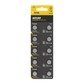Technik Platinum alkaline button cell 1.5V AG7 LR57 371 SR920W, 10 pack reliable knoopcelbatterij
