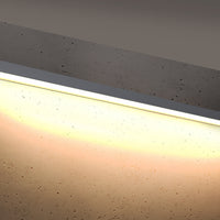 Wandleuchte PINNE 150 Grau - 39W - 7200Lm - 3000K Warmweiß