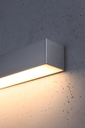 Wandleuchte PINNE 150 Grau - 39W - 7200Lm - 3000K Warmweiß