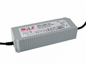GLP LED Netzteil 24V 200W 8.3A IP67 wasserdichter Adapter mit 220-240V Eingang und 5 Jahre Garantie