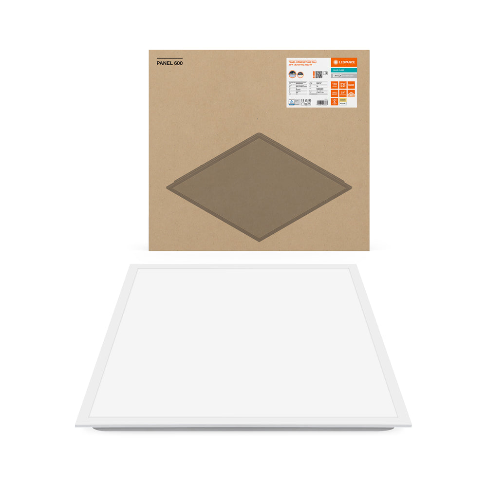 Ledvance LED Panel 60x60cm, 35W, CCT Switch 2700K-4000K, 4200 lumens, UGR19, IP20, DALI Dimmable, CE RoHS