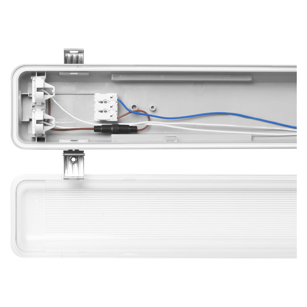 Ledvance LED Tube Fixture 120cm, IP65 Waterproof, for Double LED Tubes, 220-240V, 5 Year Warranty