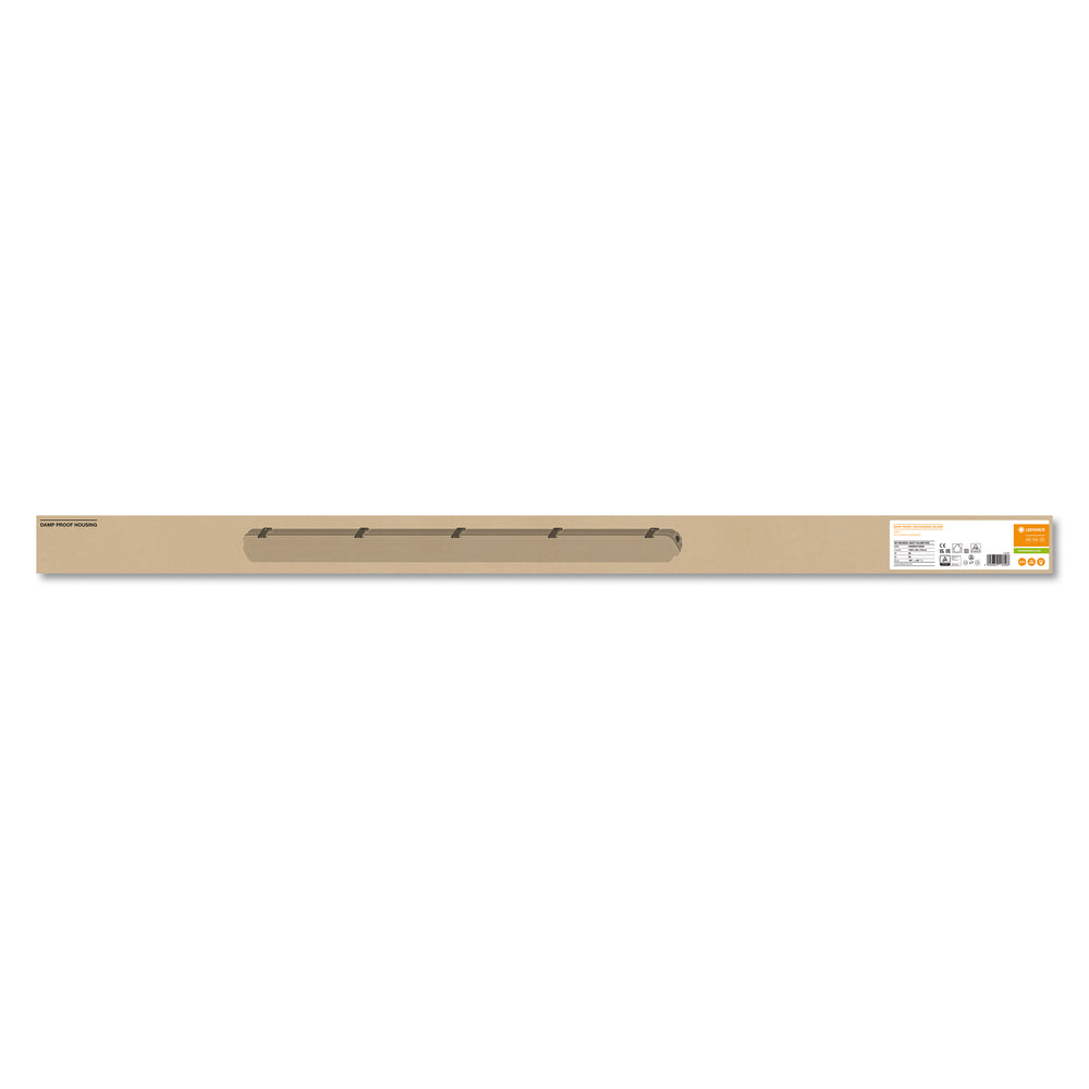 Tsong LED Röhrenleuchte 120cm wasserdicht IP65 für einzelne LED Röhre, robustes Aluminiumgehäuse