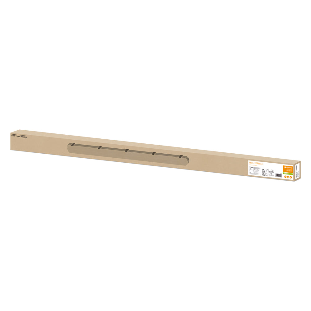 Tsong LED Röhrenleuchte 120cm wasserdicht IP65 für einzelne LED Röhre, robustes Aluminiumgehäuse