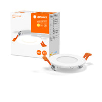 Ultra Slim LED Downlight White 4.5W 240 lumens 3000K warm white 85mm cutout 72mm 230V