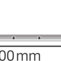 Value LED wasserdichte Feuchtraumleuchte 50W 4000K 6000 Lumen 150cm IP65 kaltweiß