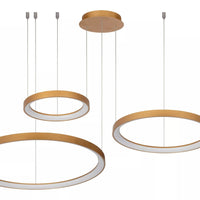 Lucide Vidal LED Pendelleuchte Ø78 cm 2700K mattgold