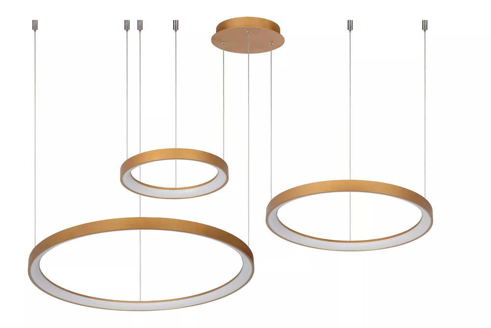 Lucide Vidal LED Pendelleuchte Ø78 cm 2700K mattgold