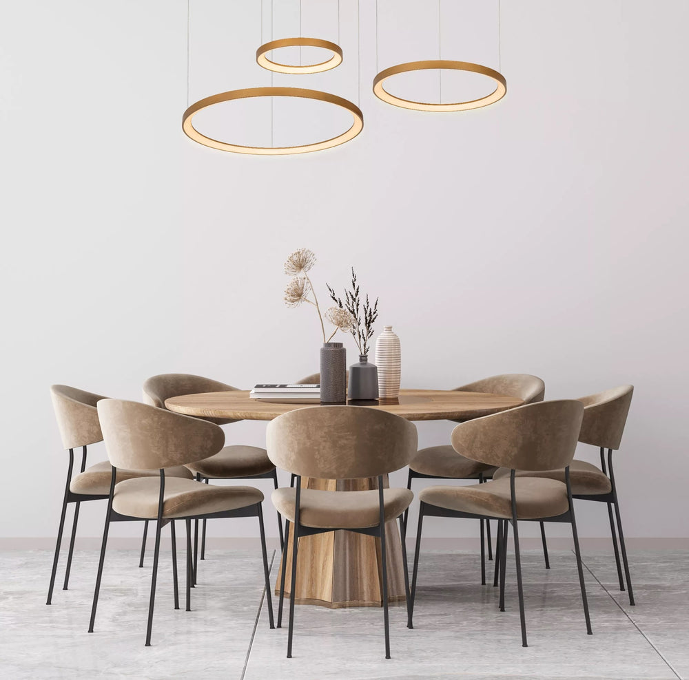 Lucide Vidal LED Pendelleuchte Ø78 cm 2700K mattgold