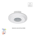 Spectrum smart PIR sensor 360° surface mount, 2000W load, 8m range, 1-10V, Wi-Fi BT, IP20, 230V