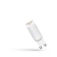 Spektrum LED-Lampe G9 2.5W 230V 6000K keramisch mit 210 Lumen, CRI 80, nicht dimmbar, kaltweißes Licht und 100° Winkel
