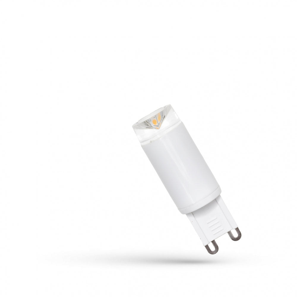 Spektrum LED-Lampe G9 2.5W 230V 6000K keramisch mit 210 Lumen, CRI 80, nicht dimmbar, kaltweißes Licht und 100° Winkel