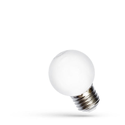 Spectrum LED Kugel G45 E27 RGB Lampe, 230V, 1W, 260° Winkel, lange Lebensdauer, 400 Lumen, nicht dimmbar, Innenbereich