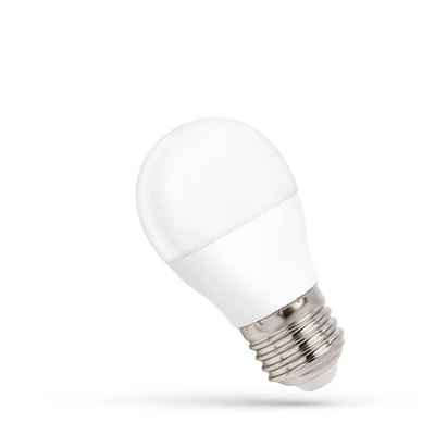 Spectrum LED lamp G45 E-27 230V 8W 710 lumen 3000K warm white light 160° beam angle 17000h