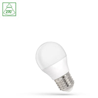 LED lamp G45 E27 1W warm white 3000K from Spectrum for atmospheric indoor lighting with 90 lumens and 270° beam angle