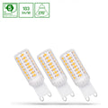 Spectrum LED G9 230V 4W warmweiß dimmbar 3000K mit 410 Lumen - energieeffizient und langlebig 3er-Pack