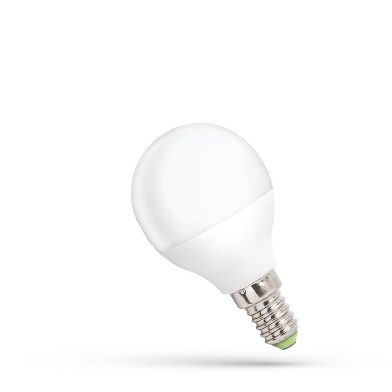 Spectrum LED ball G45 lamp with E14 fitting 230V 4W 4000K, 340 lumens, 160° spread, not dimmable, IP20