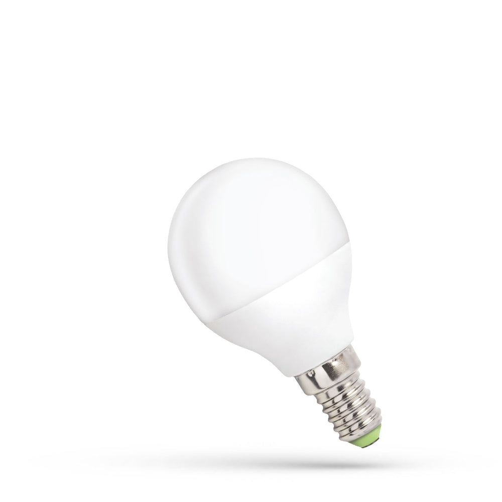 Spectrum LED ball G45 lamp with E14 fitting 230V 4W 4000K, 340 lumens, 160° spread, not dimmable, IP20