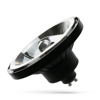 Spectrum LED AR111 GU10 12W 3000K schwarz mit 1050 Lumen, 45 Grad Winkel, warmweiß, 50.000 Stunden, 2 Jahre Garantie