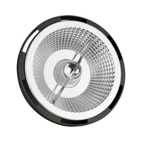 LED AR111 GU10 230V 12W COB 15° NW black spectrum lamp with 860 lumens and 4000K for intensely focused lighting