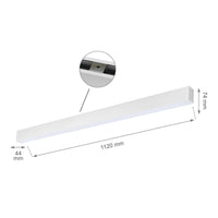 Spectrum Allday 36W LED-Leiste, 4000K, 4900 nützliche Lumen, 115° Abstrahlwinkel, IP20, weiß, 112cm, Aufbaumontage, 2 Jahre Garantie